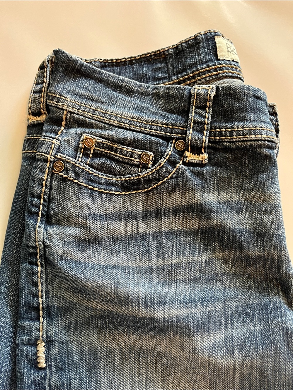 BKE Denim Payton Mid Rise Shorts Size 27 - Picture 14 of 16